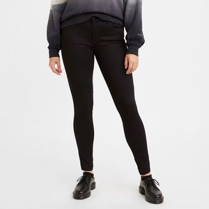 710 super skinny 28 X 28 short mid waist new with tags black Levi’s jeans pants